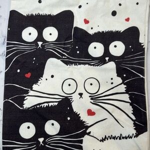 Kitty Cat Love Canvas Tote